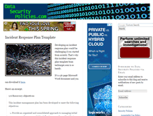 Tablet Screenshot of datasecuritypolicies.com